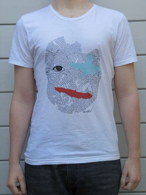 Newspaper-Clad Visage Tees