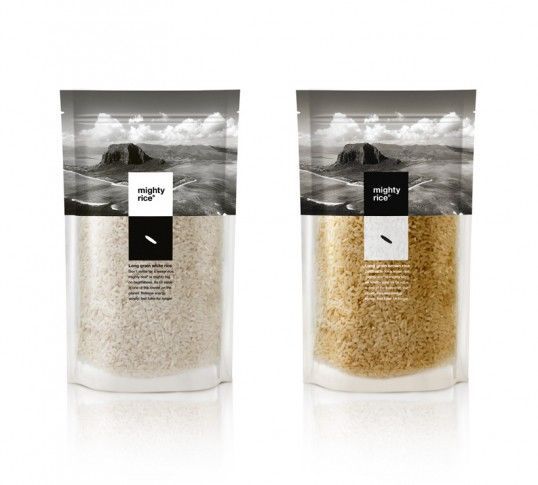 Duo-Chromatic Rice Branding