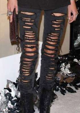 Ripped Black Jeans