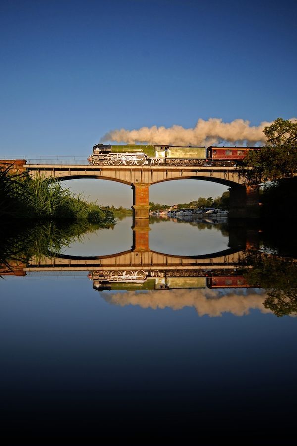 Scenic Active Railway Photography