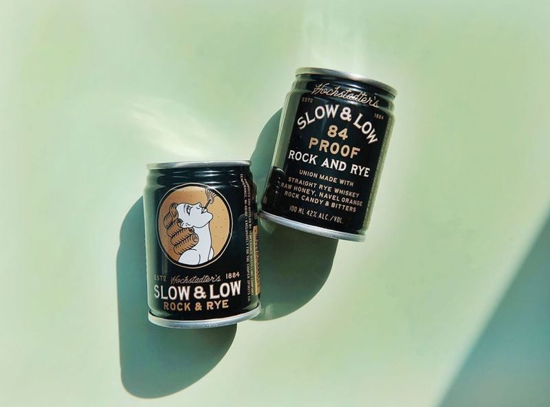 Slow & Low Rock & Rye Whiskey Cans