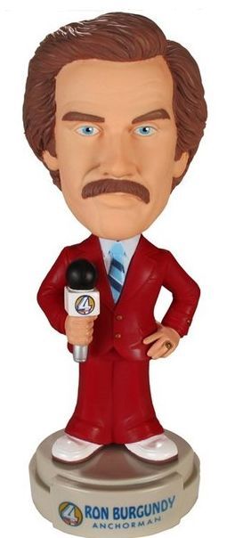 Talking Anchorman Bobble Heads