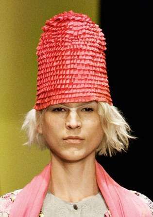 Ruffled Cone Hats