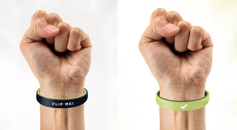 Resolution-Reminding Wristbands