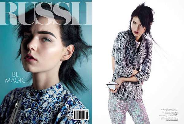 Messily Chopped Hair Editorials