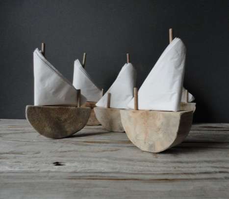 Wooden Sail Serviettes