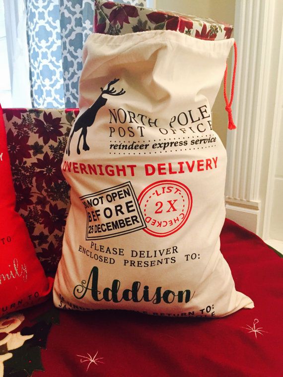 Personalized Santa Sacks