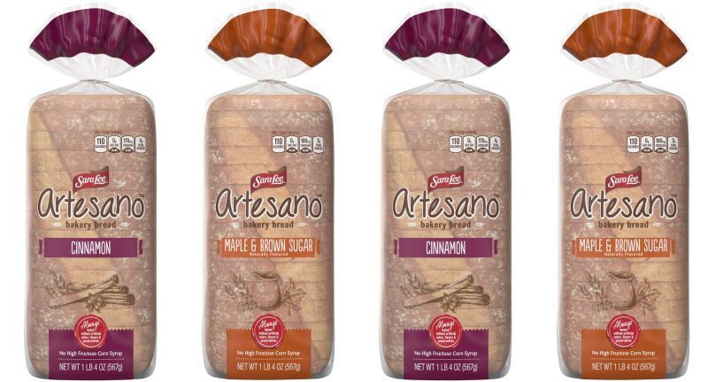 Sweetly Flavored Bread Products : Sara Lee Artesano Sweet Loaves