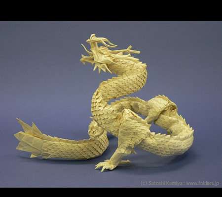 Intricate Paper Dragons