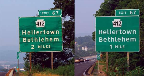 New Font On Roadsigns