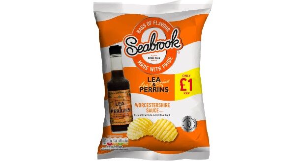 Worcestershire Sauce Snack Chips Seabrook Lea Perrins