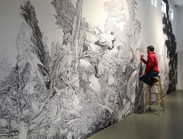 Sprawling Sharpie Murals