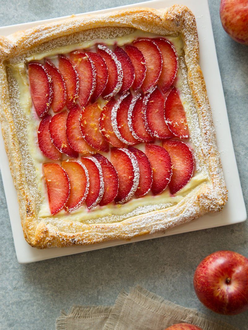 Cheesy Stone Fruit Tarts