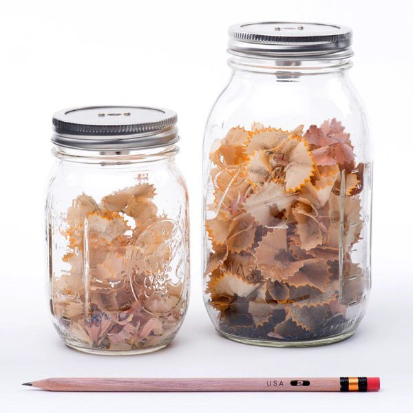 Mason Jar Pencil Sharpeners