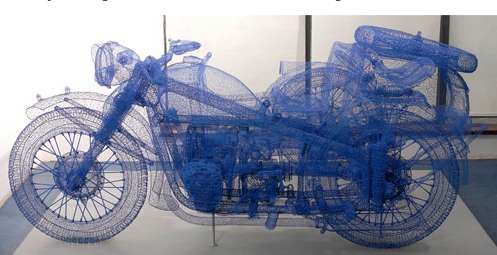 Wireframe Motorcycles