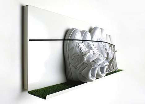 Wall-Mounted Sneaker Racks