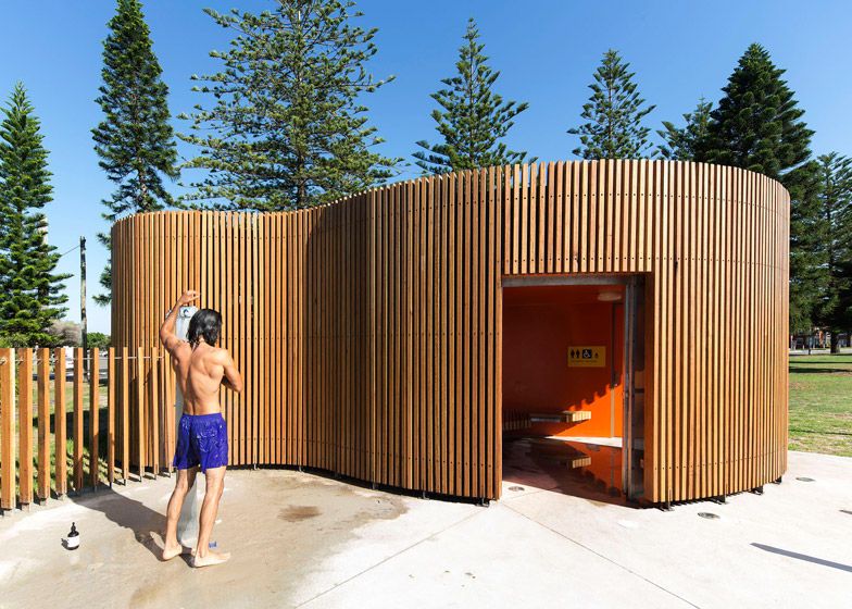 Beachfront Shower Blocks