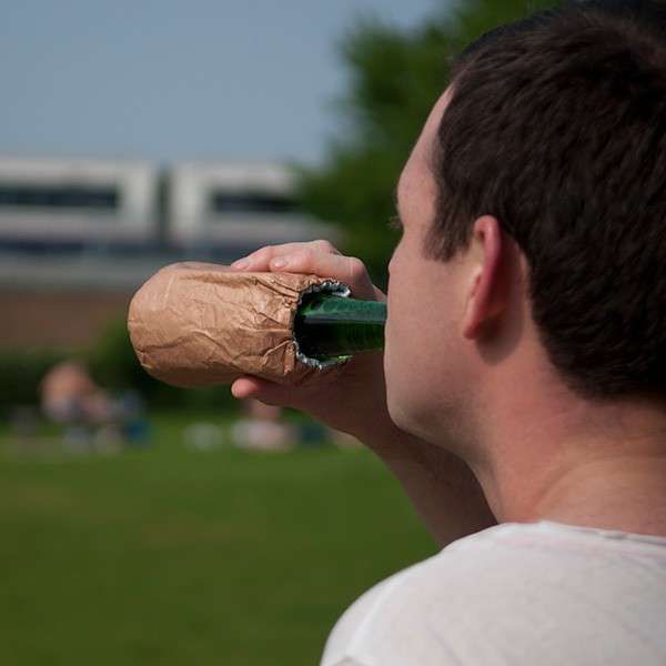 Brown Bagged Beer Coolers