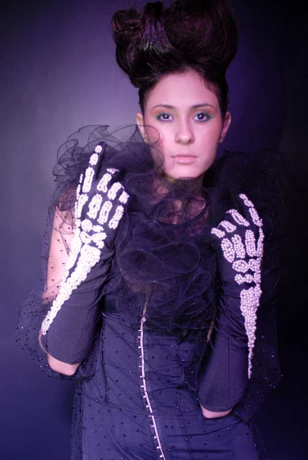 Glamorous Skeleton Gloves