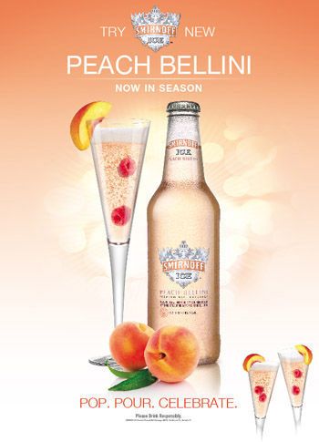 Pre-Mixed Peach Coolers