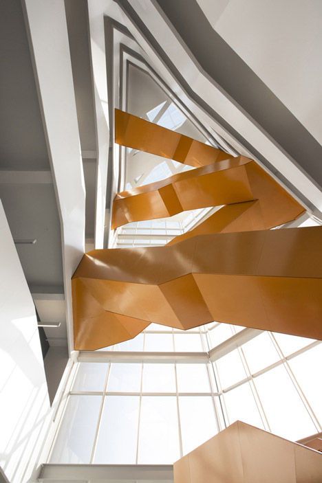 Angular Snakelike Staircases