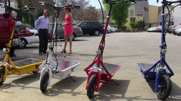 Sustainable Solar-Powered Scooters