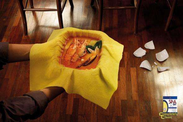 Spill-Proof Towel Campaigns