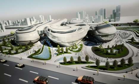 Futuristic Historical Hubs