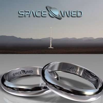 Outer Space Wedding Rings