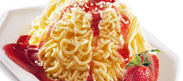 Stringy Pasta Ice Cream