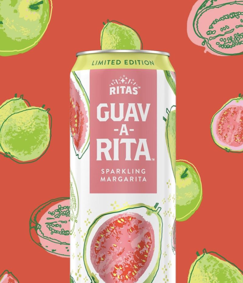 Guava-Flavored Sparkling Margaritas