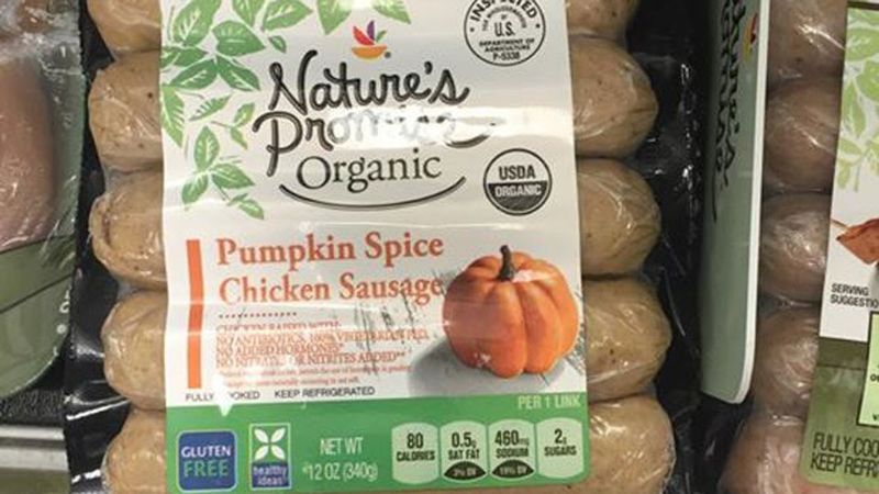 Pumpkin-Flavored Sausages