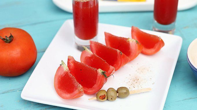 Bloody Mary Tomato Shooters