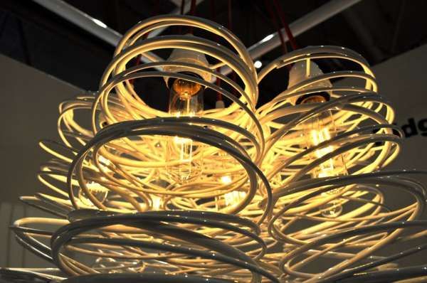 Cylindrically Coiled Lighting