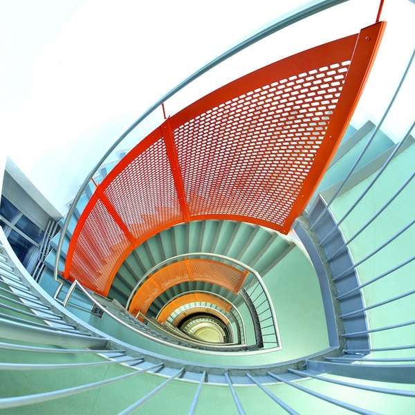 Hypnotically Spiraling Staircases