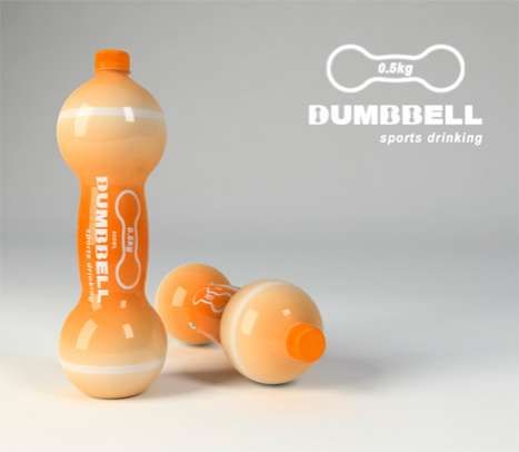 Sports Bottle Dumbbells