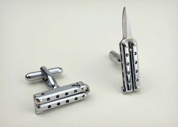 Bodacious Knife Cufflinks