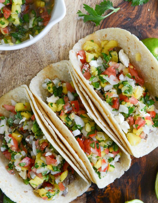 Ginger Garlic Steak Tacos