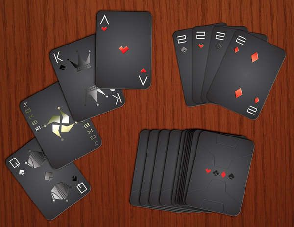 Fighter Jet-Inspired Decks : Stealth Cards