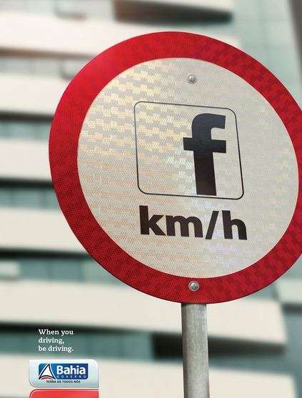 Social Media Street Sign Ads