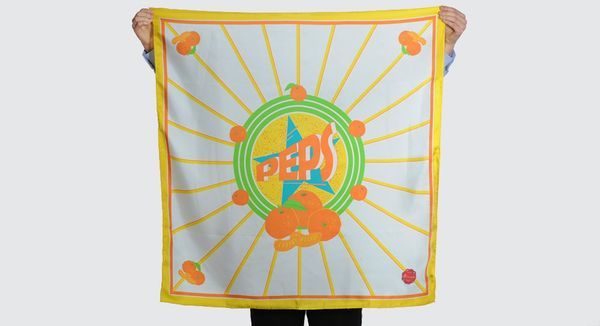 Sunny Citrus-Infused Scarves 