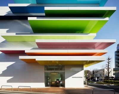 Stacked Rainbow Facades