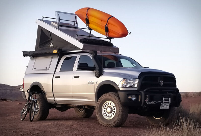 Pickup-Mounted Camper Cabins : Summit Truck Topper Camper