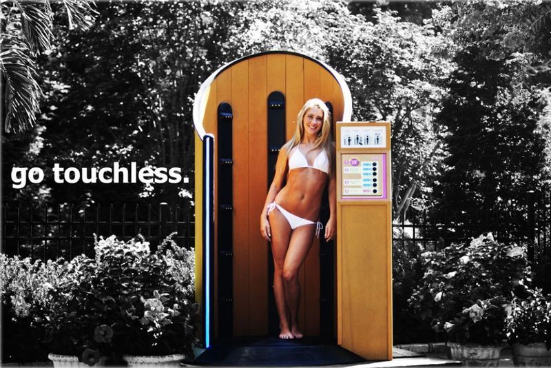 Touchless Sunblock Booths