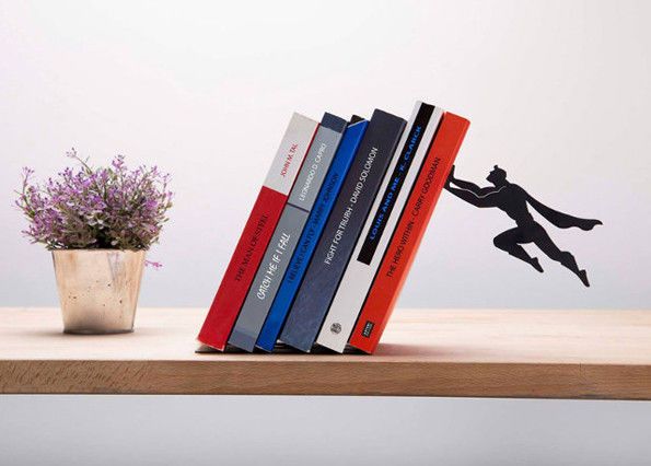 Floating Heroic Bookends