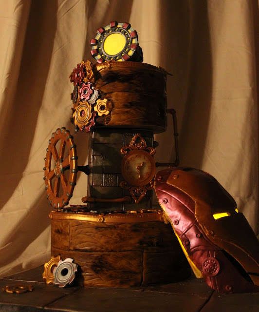 Superhero Steampunk Cakes