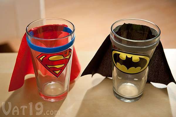 Caped Crusader Cups