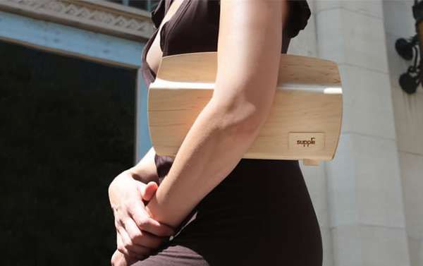 Curved Wooden Clutches