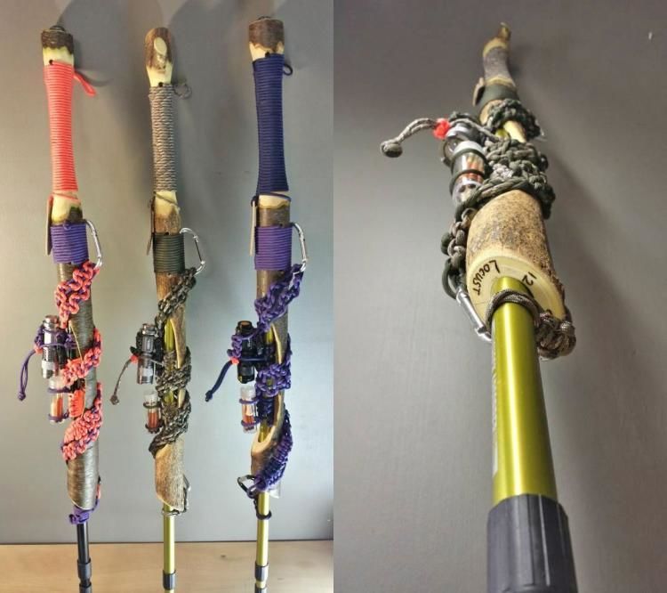 Survival Kit Walking Sticks