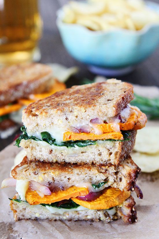 Autumnal Grilled Cheese Sandwiches